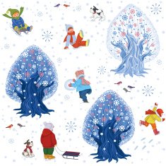 Winter fun background N2