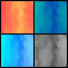 Vector Geometric Background Set