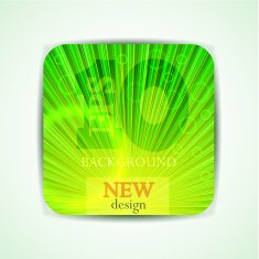 Vector green abstract poster Eps10 illustration