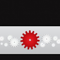 Background with paper gears N4