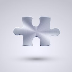Vector full metal icon on blue background Eps10 N115
