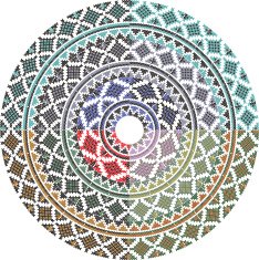 ancient pattern Vector illustration N155