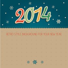 New Year 2014 banner