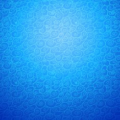 Wave seamless ornamental background in blue color option N2