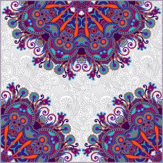Ornate card with circle ornament N15