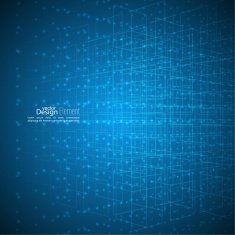 Abstract vector background with glowing grid N5