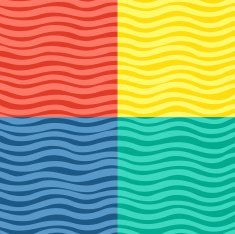 Wave Background In Four Color Variations N2