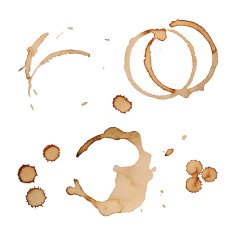 Vector Coffee Stain Rings Set 3 N2