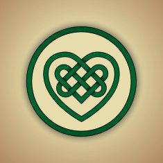 Celtic Heart Knot Symbol of Love