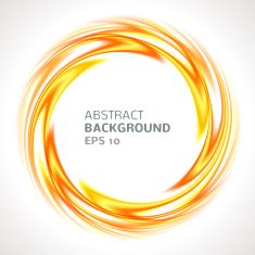 Abstract orange and yellow swirl circle bright background N2