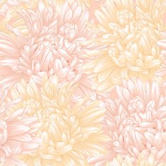 Beautiful seamless background with aster