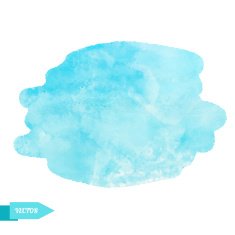 Watercolor blue paint stain N11