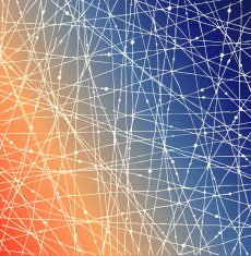 Gradient netting texture with dots