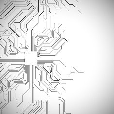 Technological vector background N16
