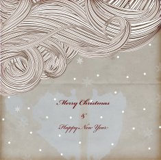 Vintage Christmas background greeting card N2