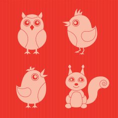Stylish animal set N2