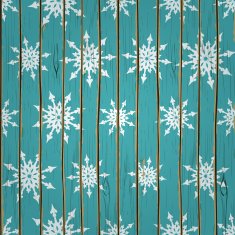 snowflakes on wood