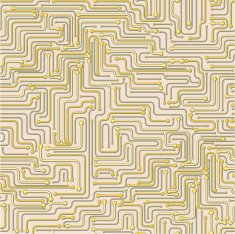 Circuit board seamless pattern N6