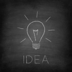 Idea on Blackboard - Chalkboard N2