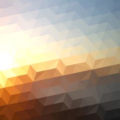 Sunset - Abstract geometric background N4