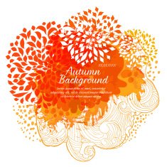 Red colors abstract splash design for text message N2
