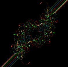 vector of colorful abstract line N2