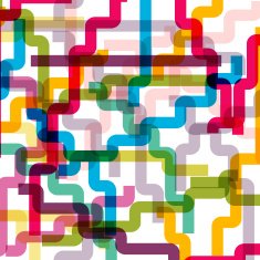abstract colorful line shape background N2