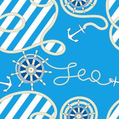 Seamless sea background Repeat many times Vector illustration N2