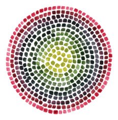 Loop Watercolor on Paper (Clipping Path) N6