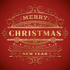 Vintage Christmas Sign N2