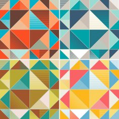 Abstract Geometric Seamless Patterns