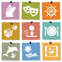 Cruise Liner Icons N2