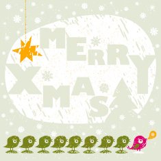 Merry Xmas Greeting Card