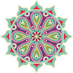 indian mandala N17