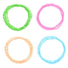 Colored round design elements N2