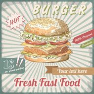 Retro Fast Food banner