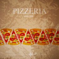 Pizza Menu Template Vector Illustration N8
