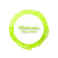watercolor hand drawn colorful ring N4