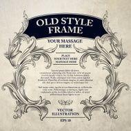 Vintage Frame Vector Illustration N11