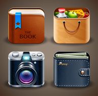 High detailed apps icons