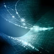 Abstract glowing wavy background N8