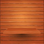 Wooden shelf N6