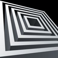 Perspective metal cubes abstract background N2