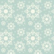 Seamless background of snowflakes