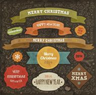 Christmas labels N34