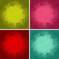 Colorful Snow frames
