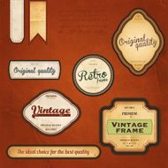 Retro styled labels N8