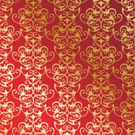 Red vector seamless pattern N2