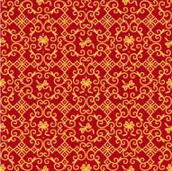 Red and gold ornate background