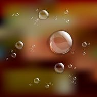 Water drops on blurred background N2